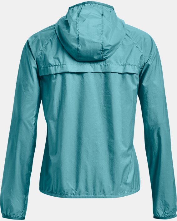 Women's UA Qualifier Storm Packable Jacket, Blue, pdpMainDesktop image number 7